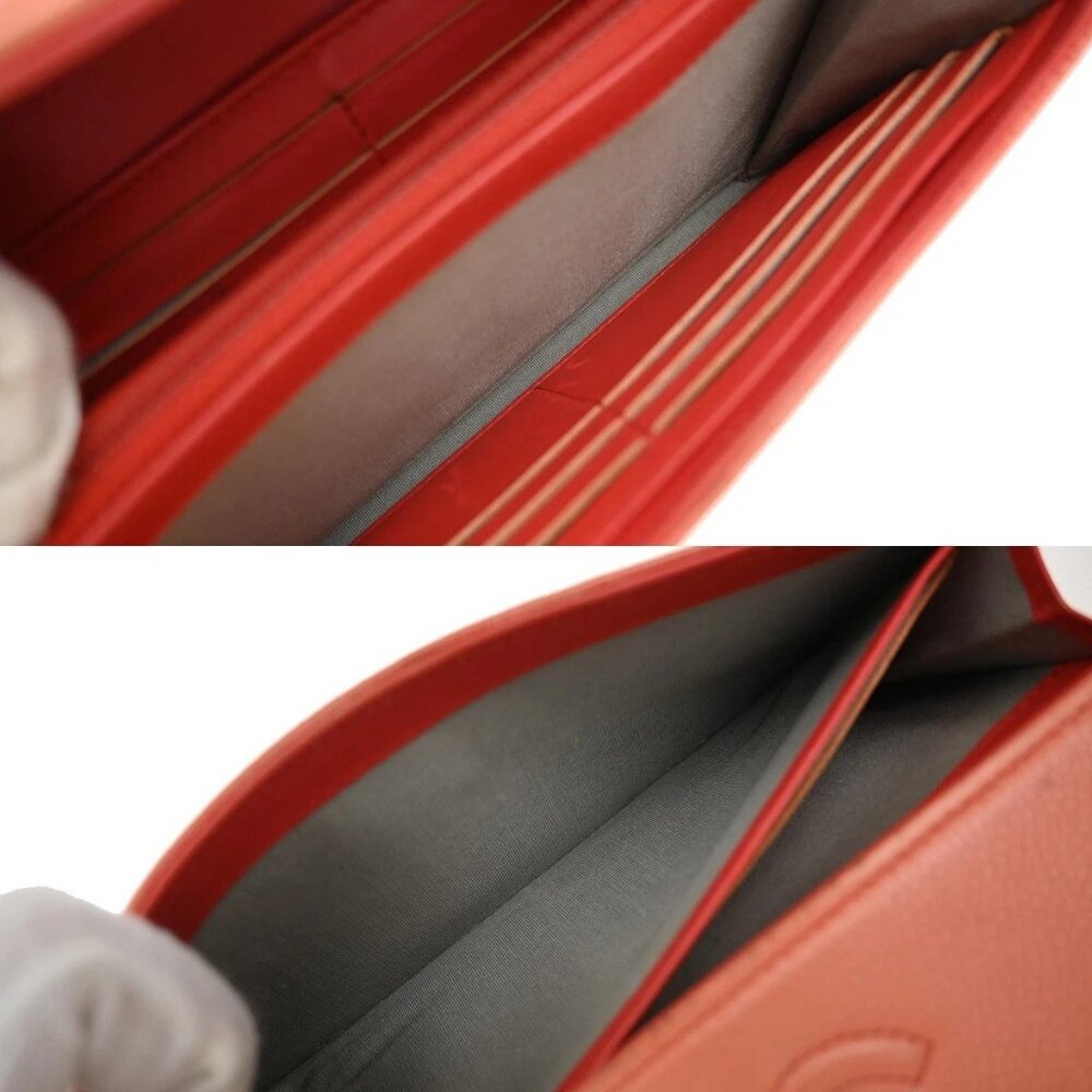 CHANEL CC Logo Long Bifold Wallet Grained Calfskin Leather Black 66EF984 - Picture 11 of 15